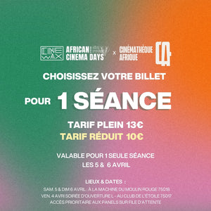Billet séances ACD CIV 5 et 6 avril [1x séance]